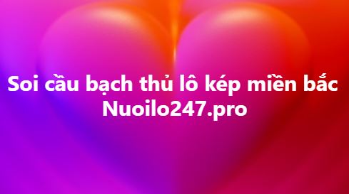 Soi cầu bạch thủ lô kép